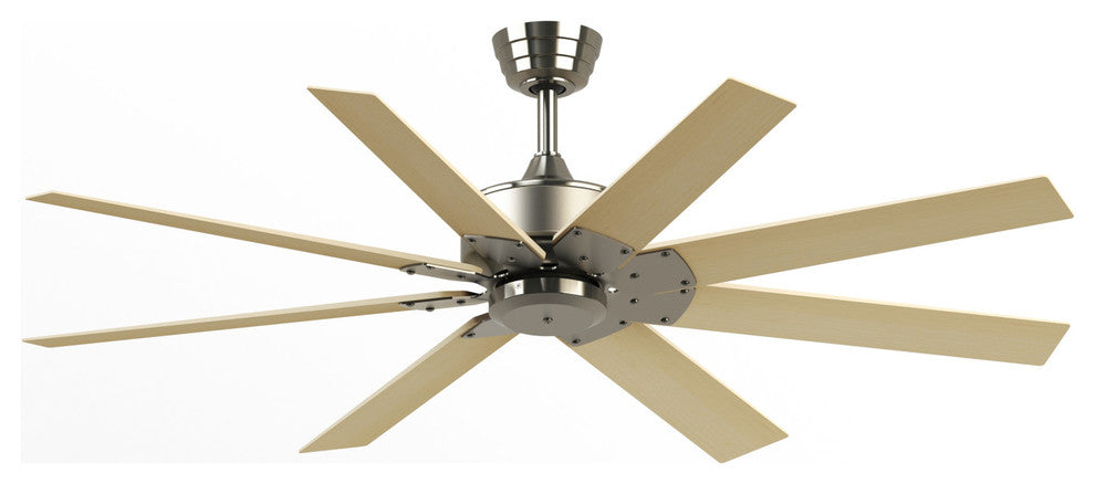 Fanimation Levon Custom-KIT-52 Levon Custom 52" 8 Blade Indoor / - Brushed