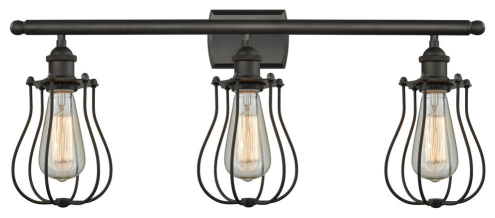 INNOVATIONS LIGHTING 516-3W-OB-513-LED Barrington 3 Light Bath Vanity Light