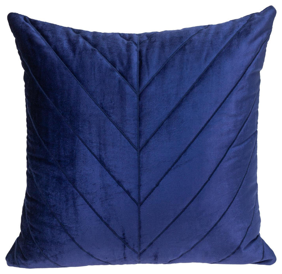 Parkland Collection Tobyn Blue Throw Pillow, Square