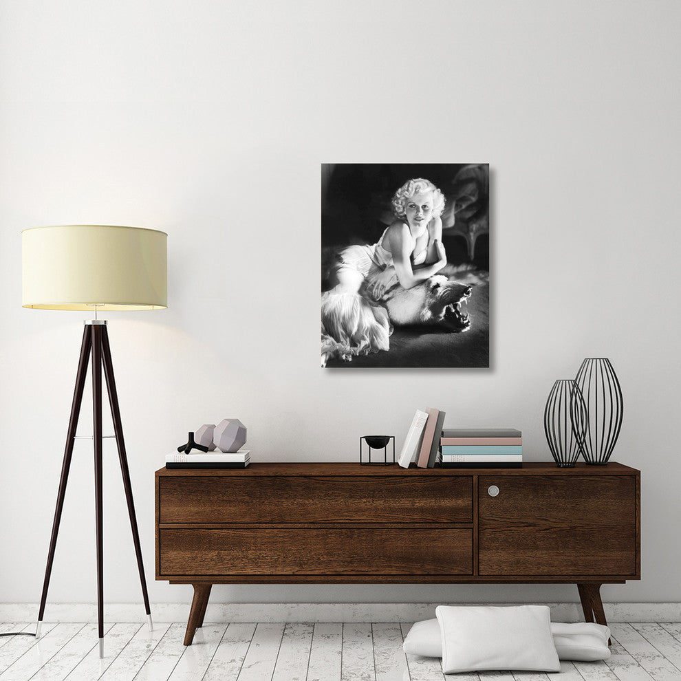 "Jean Harlow" Stretched Canvas Giclee by Hollywood Photo Archive, 30x36"