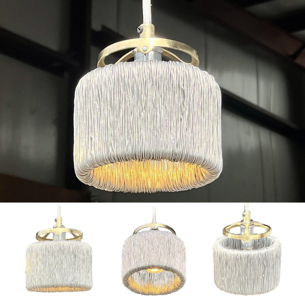 Tesla Wire Coil Shade Mini Pendant 1