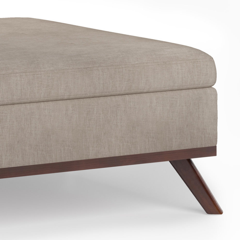 Owen Square Coffee Table Storage Ottoman
