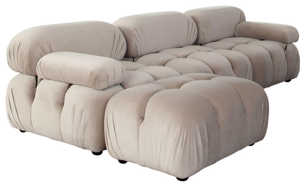 Paloma 4PC Modular 111" Reversible Chaise Sectional