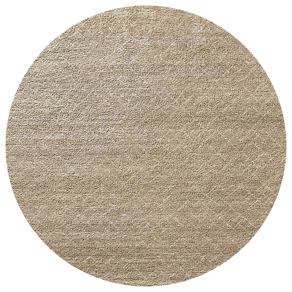 Ahgly Company Indoor Round Mid-Century Modern Area Rugs, 7' Round