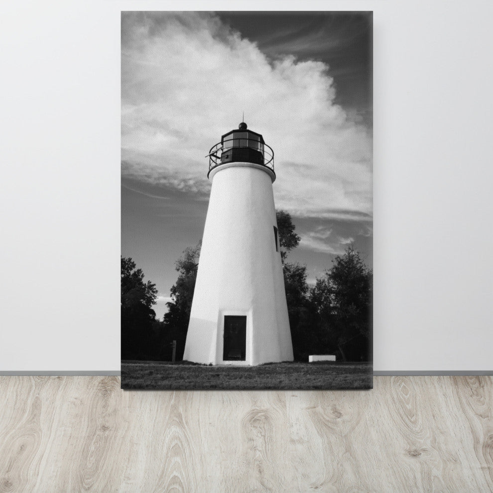 Touch the Sky Coastal Landscape Photo Canvas Wall Art Print, 24" X 36"