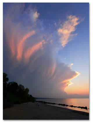 'Developing Sunset Storm' Canvas Art by Kurt Shaffer