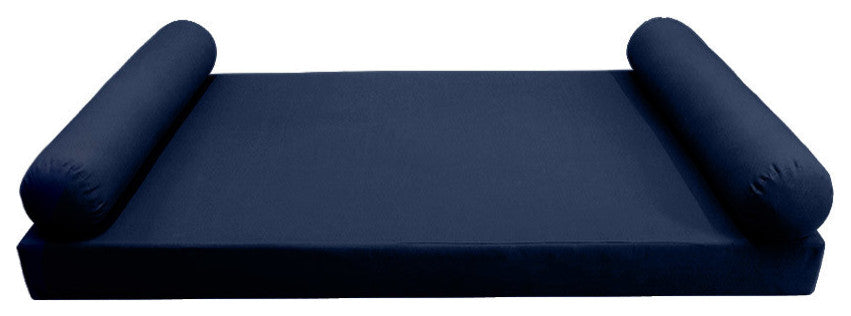 Style5 Twin Knife Edge Outdoor Mattress Bolster Slip Cover COMPLETE SET AD101
