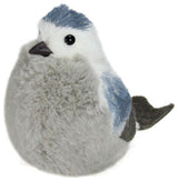 Sitting Tall Blue Bird Christmas Tabletop Decoration, 6.25"