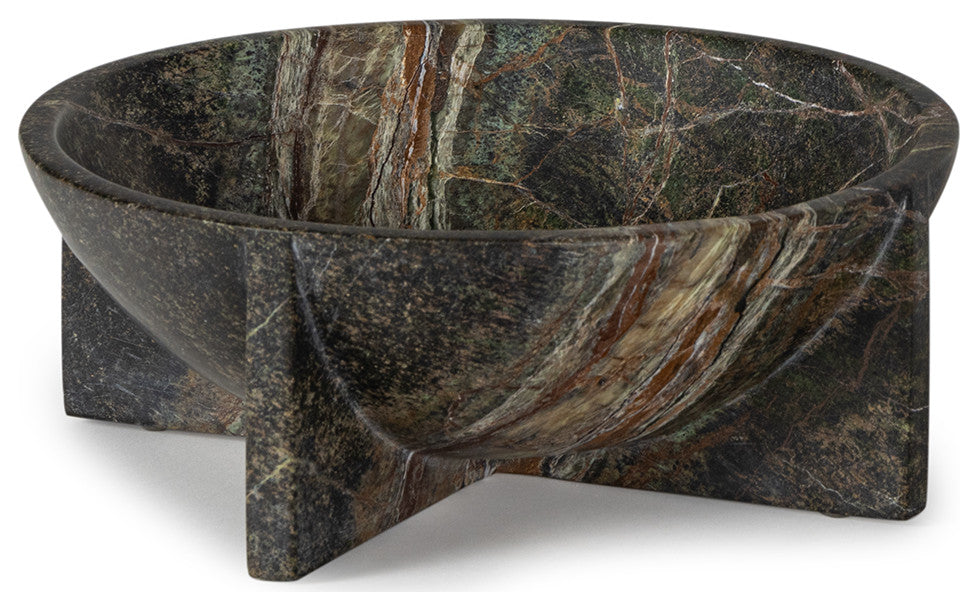 Tribune Marble Bowl Small, Green