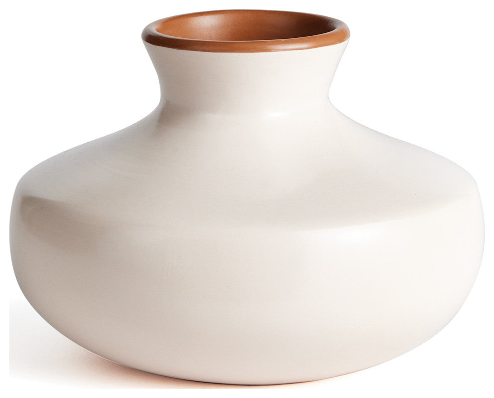Fiorella Large White Vase