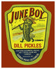 "June Boy Dill Pickles" Digital Paper Print by Retrolabel, 31"x38"