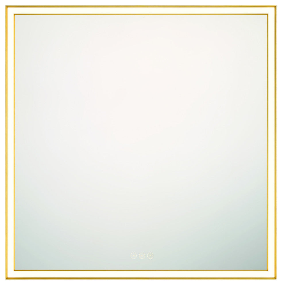 Nixon 32" LED Mirror, Gold