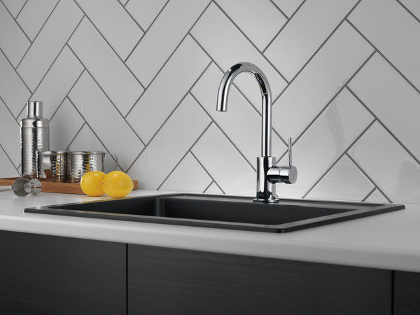 Delta Trinsic Single Handle Bar Faucet, Chrome, 1959LF