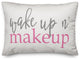 Wake Up N' Makeup 14x20 Lumbar Pillow