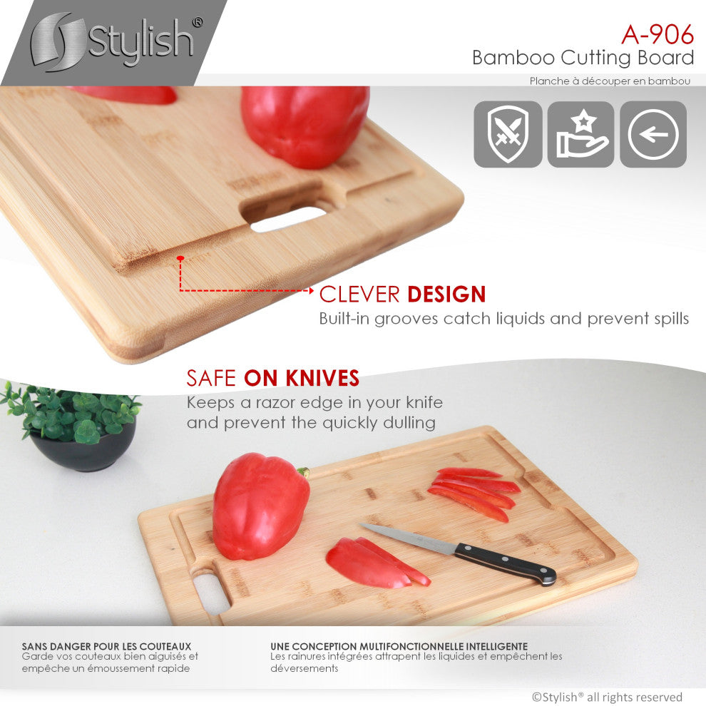 Over The Sink Bamboo Cutting Board A-906