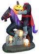 Headless Horse With Pumpkin and Tombstone, 6.7''