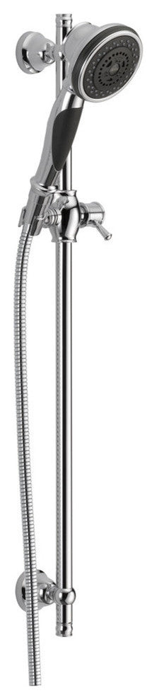 Delta Premium 3-Setting Slide Bar Hand Shower, Chrome, 57021