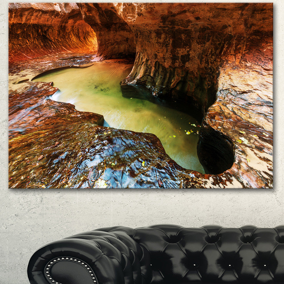 Narrows in Zion National Park Utah, Landscape Canvas Art Print, 40"x30"