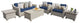 Fairmont 7 Piece Outdoor Wicker Patio Furniture Set 07d