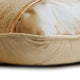 Beige Gold Jute Faux Leather, Cushion Cover 24"x24" Pillow Cover - Acland