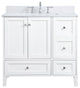Elegant Decor sommerville Bathroom Vanity White