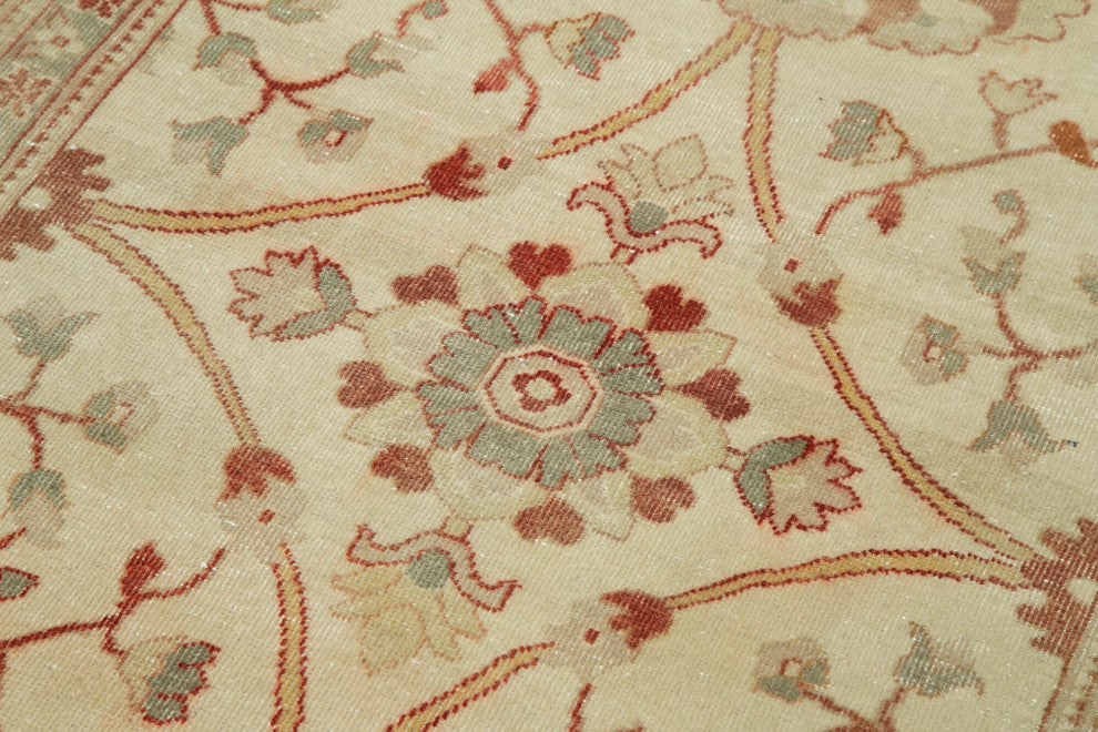 Rug N Carpet - Hand-Knotted Oriental 2' 11" x 10' 4" Runner Oushak Area Rug