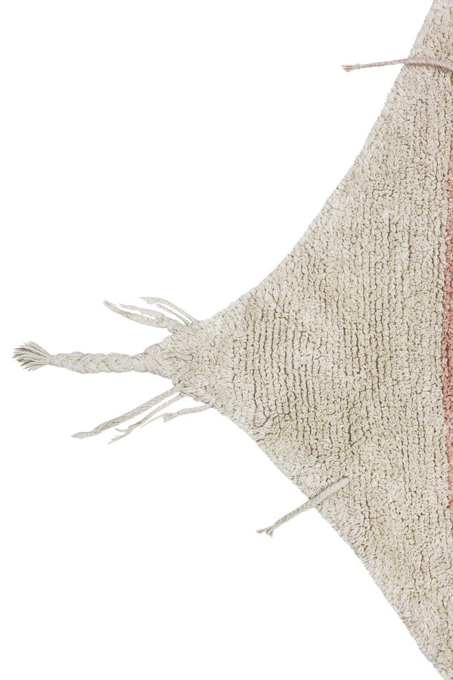 Ramona the Radish Machine Washable Kids Area Rug
