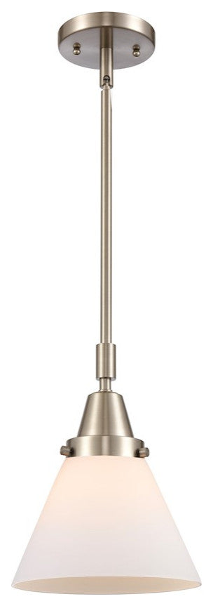 INNOVATIONS LIGHTING 447-1S-SN-G41 Large Cone Mini Pendant