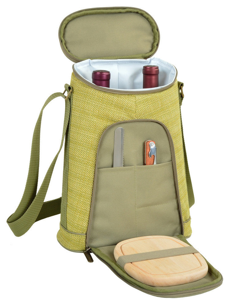 Wine and Cheese Cooler, Olive Tweed