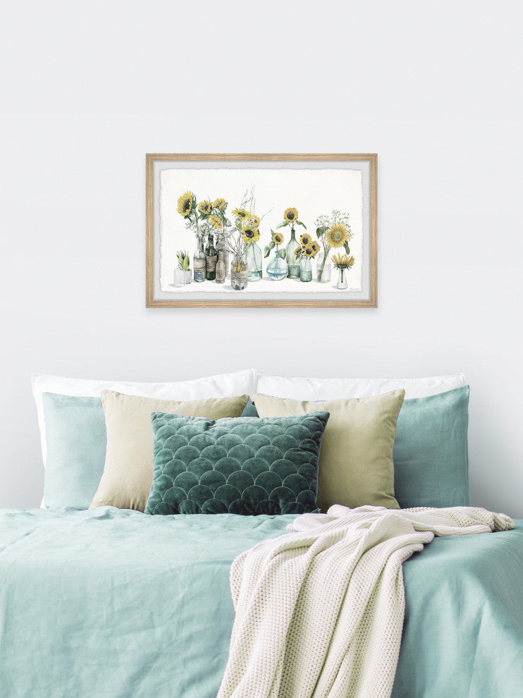 "Flowers in Spring" Framed Painting Print, 12x8