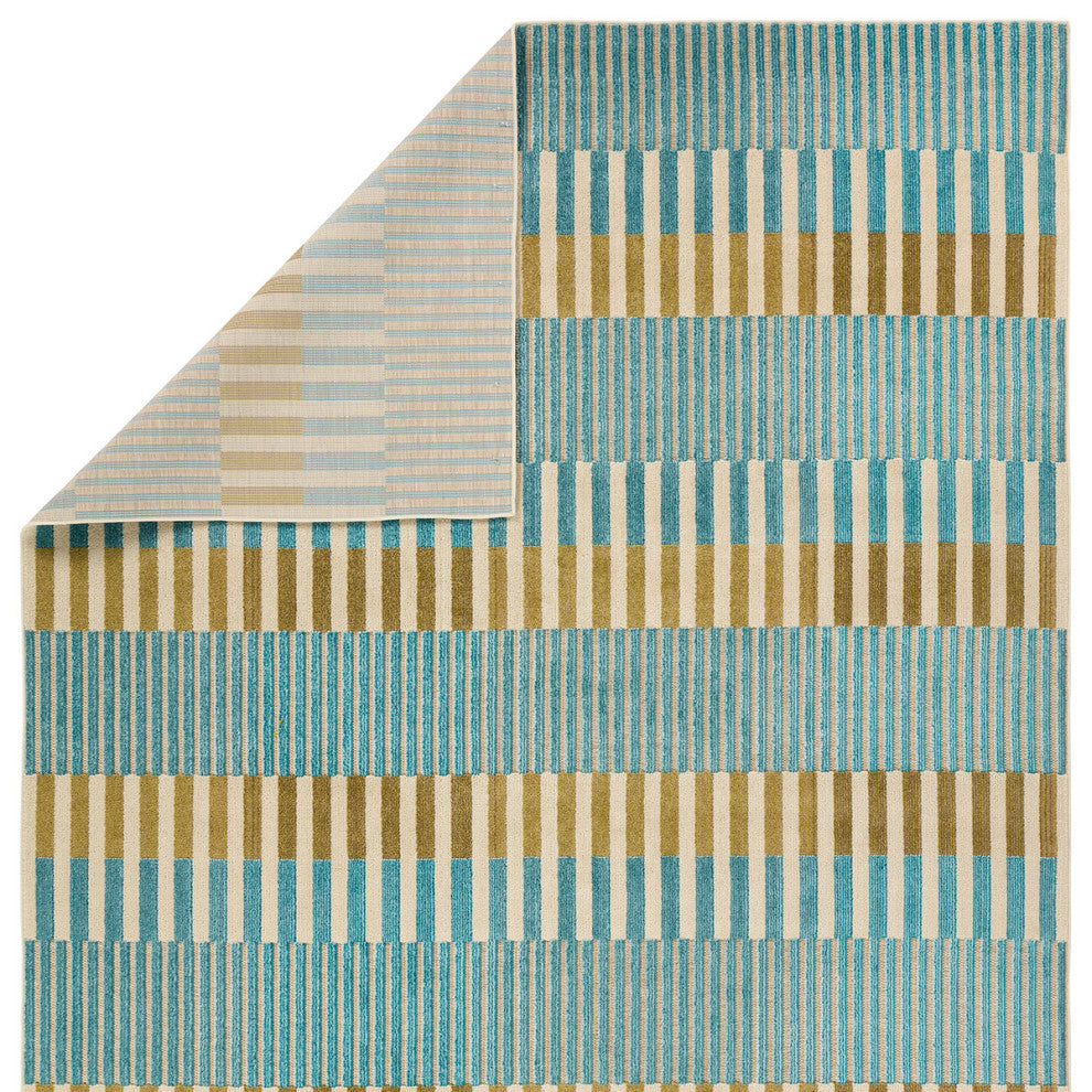 Jaipur Living Nori Geometric Blue Area Rug, 7''6"x9''6"