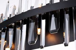 Modern Black 6-Light Bath Sconces