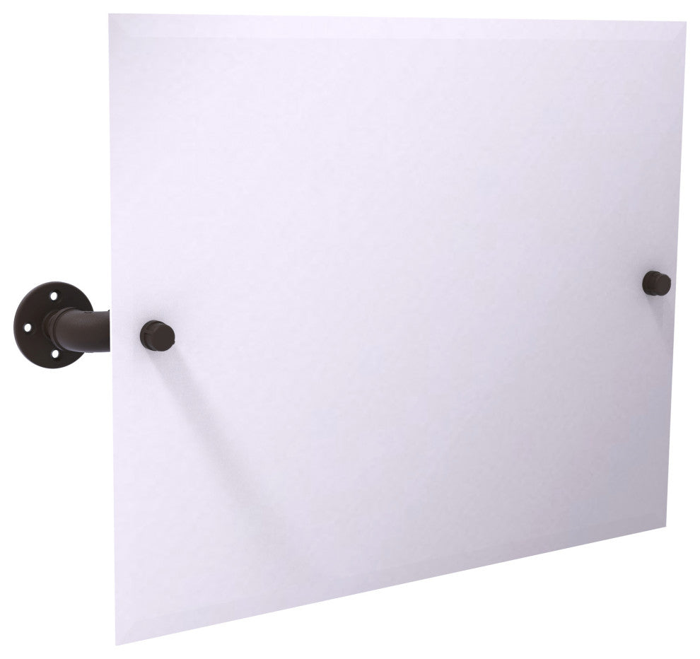 Pipeline Landscape Wall Mounted Tilt Mirror, Oil Rubbed Bronze