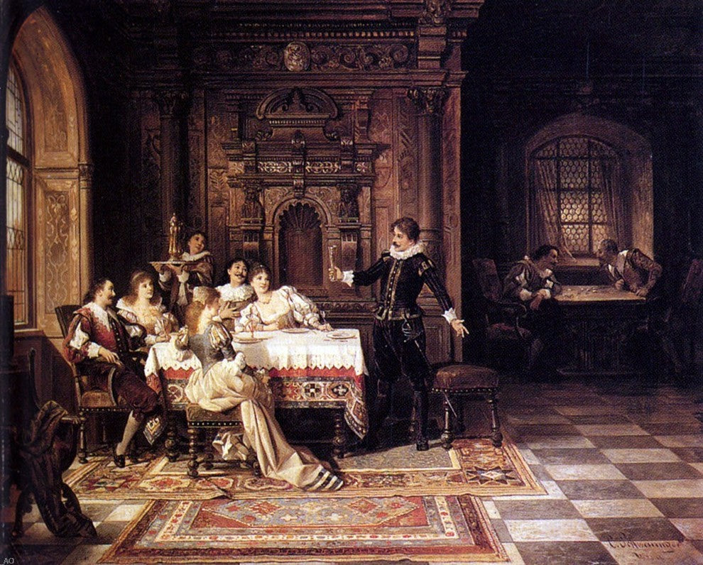 Jr. Carl Schweninger Toast, Gallery Wrapped Canvas Print, 20"x25"
