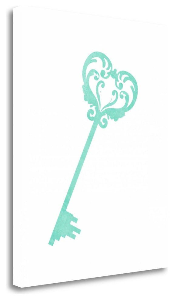 "Mint Key" By Tara Moss, Giclee Print on Gallery Wrap Canvas, Ready to Hang