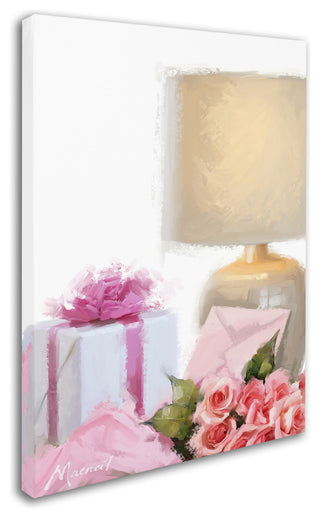 The Macneil Studio 'Pink Roses' Canvas Art, 47"x35"