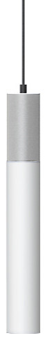 Light Guide Tall Frosted Acrylic Single Pendant - 3W - Polished Chrome Socket