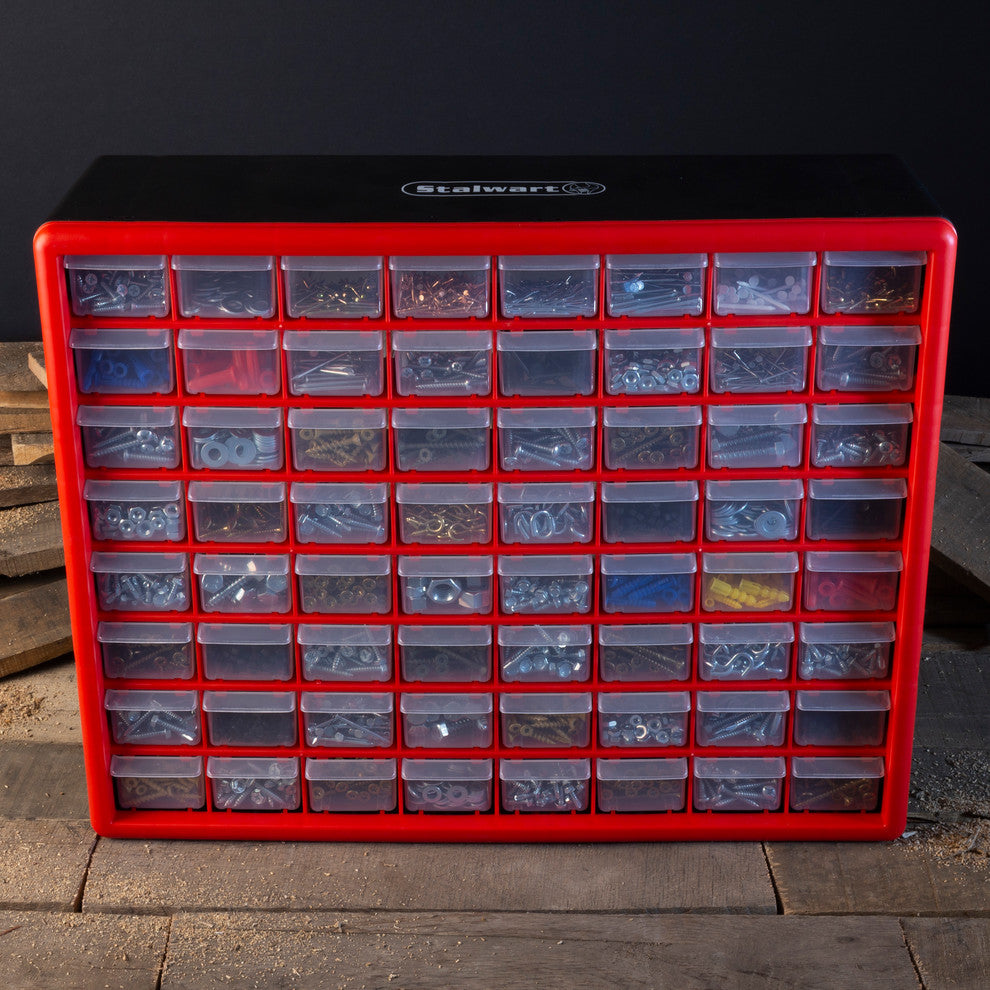 Storage Drawers-64 Compartment Organizer Desktop by Stalwart