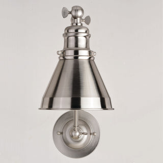 Alexis 6" Adjustable Wall Light Satin Nickel and Matte White