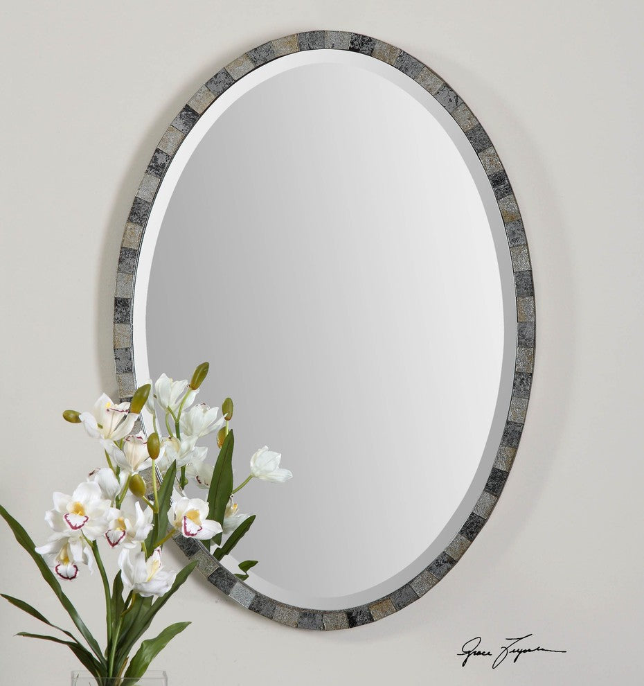 Uttermost 12859 Paredes Oval Mosaic Mirror
