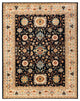 Eclectic, One-of-a-Kind Hand-Knotted Area Rug Blue, 9'2"x11'8"