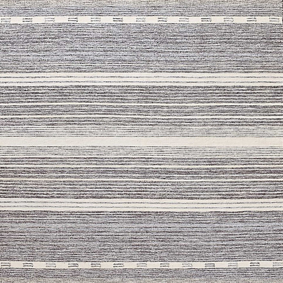 Ahgly Company Indoor Square Mid-Century Modern Area Rugs, 7' Square