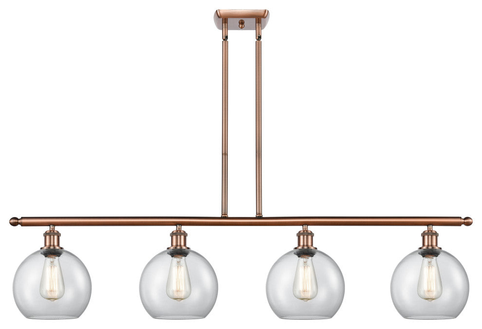 Innovations Lighting 516-4I-AC-G122-8 Athens 4 Light 48" Island Light