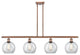 Innovations Lighting 516-4I-AC-G122-8 Athens 4 Light 48" Island Light