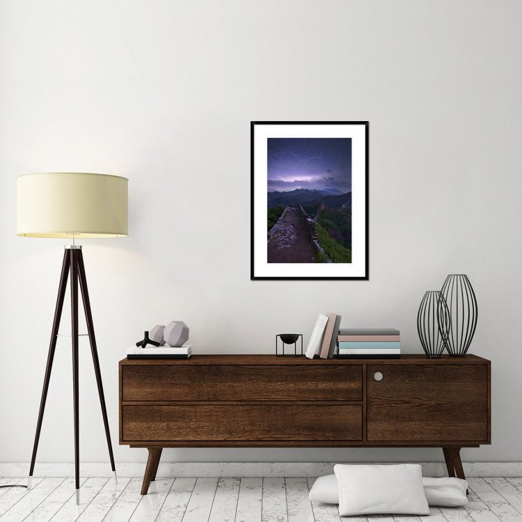 "Great Wall" Framed Digital Print by Yan Zhang, 28"x38"