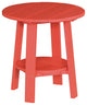 Poly Deluxe End Table, Red