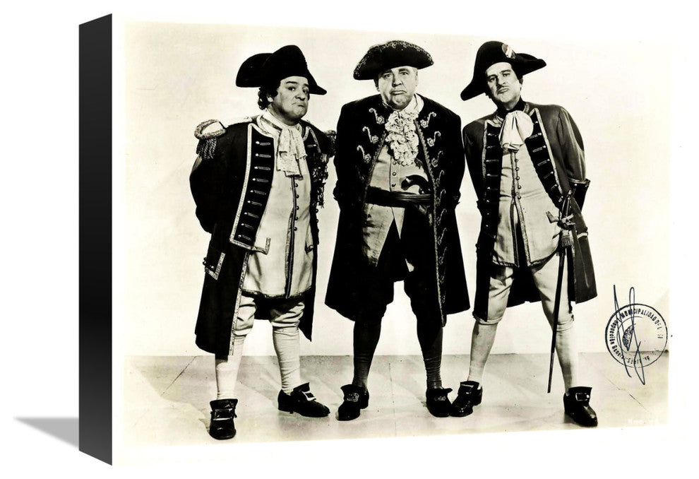"Abbott & Costello - Promotional Still  - Captain Kidd" Canvas Giclee, 16"x12"