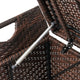 GDF Studio Izidora Outdoor Brown Wicker Storage Ottoman