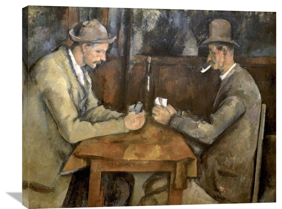 "The Card Players" Artwork, 36"x28"