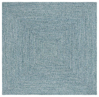 Safavieh Braided BRA201 Rug Machine-Washable, Teal/Green, 9' Square
